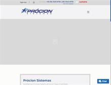 Tablet Screenshot of procion.com